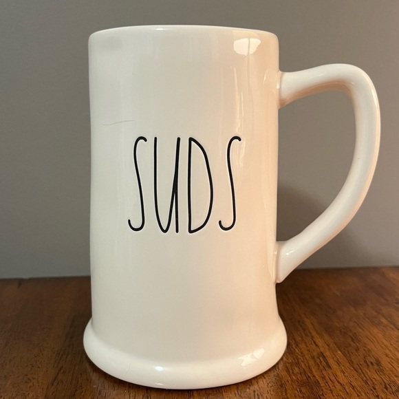 Rae Dunn SUDS large white Mug - Picture 1 of 7